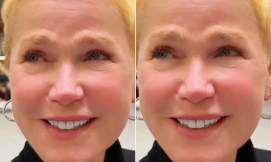 Xuxa se emociona ao ver réplica de nave futurista para shows de nova turnê: “Estou tão feliz”