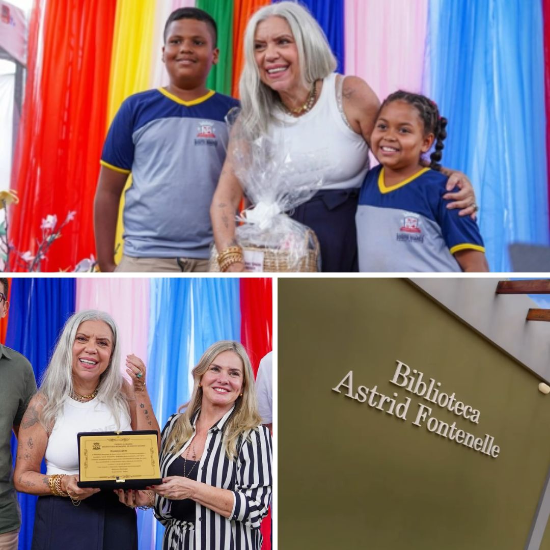 Astrid Fontenelle é homenageada com nome de biblioteca municipal na Chapada Diamantina
