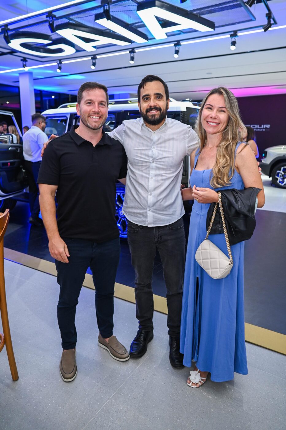 Felipe Fraiz, Carlos Augusto Carrera e Juliana Camilo