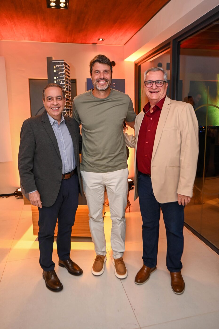 Sérgio Guerra, Tiago Martins e Guilherme Domenico Neves
