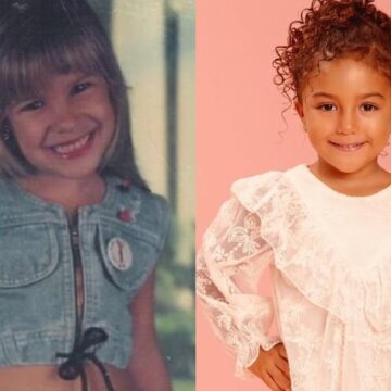 Lore Improta compartilha fotos de infância e brinca sobre semelhança com a filha Liz