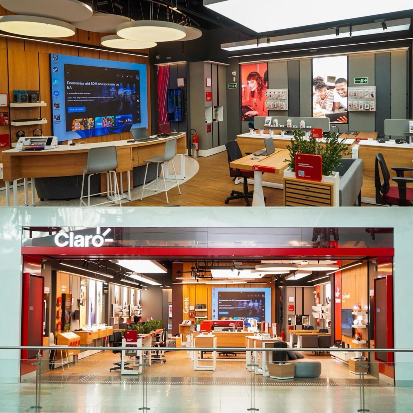 Claro inaugura loja com conceito teológico e espaço pet em shopping de Salvador