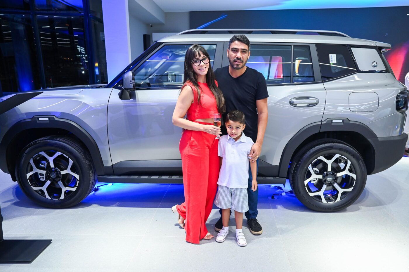 Bárbara, Ubaldo e Mateus Rocha