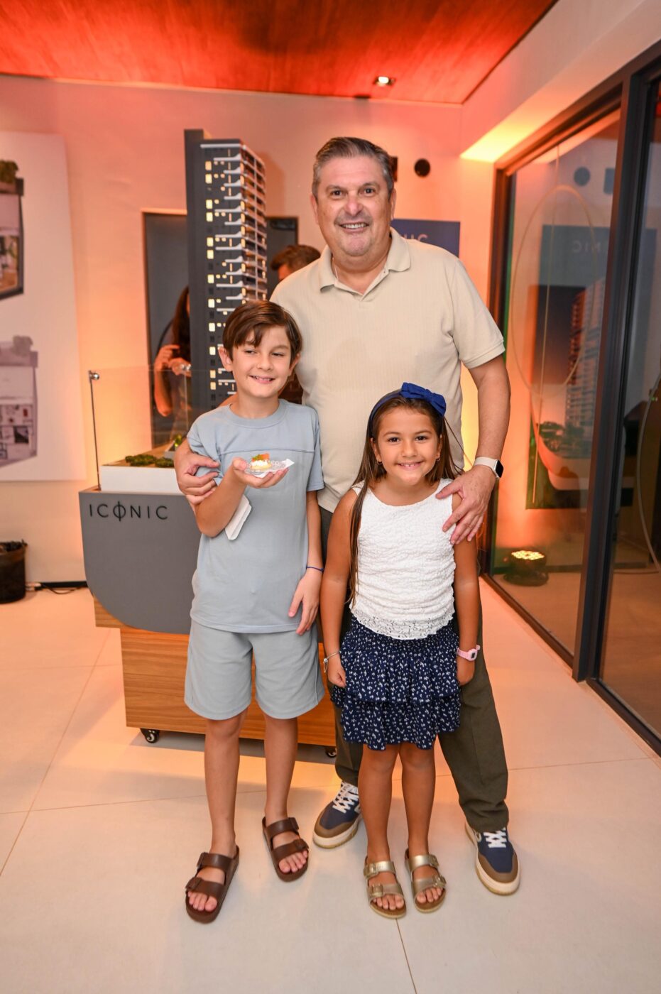 Antônio Gerbasi Leão, Waldemir Leão e Laura Gerbasi Leão