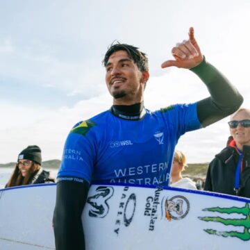 Surfe: Gabriel Medina e Luana Silva garantem vice-campeonato na Austrália