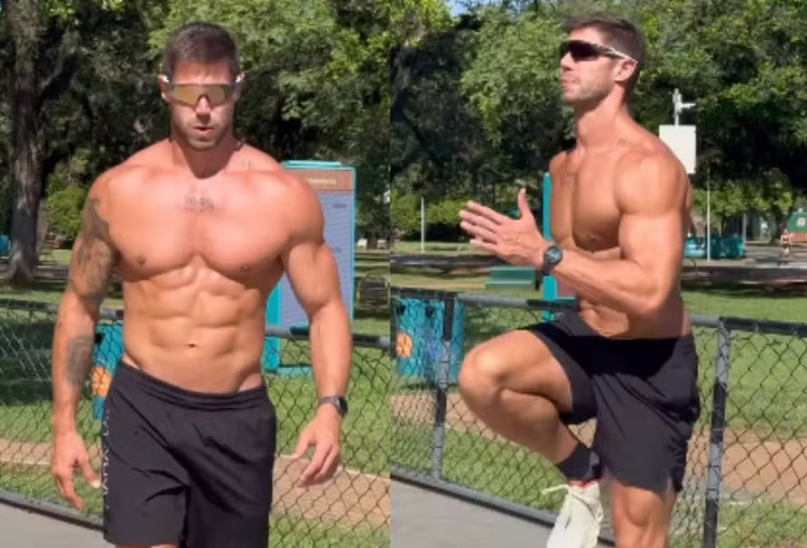Jonas Sulzbach posta treino sem camisa e movimenta redes após unfollow em Marciele