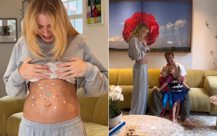 Grávida, filha de Xuxa anuncia que está à espera de um menino