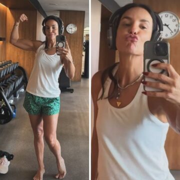 Aos 53 anos, Ivete Sangalo exibe braço musculoso após treino e chama atenção