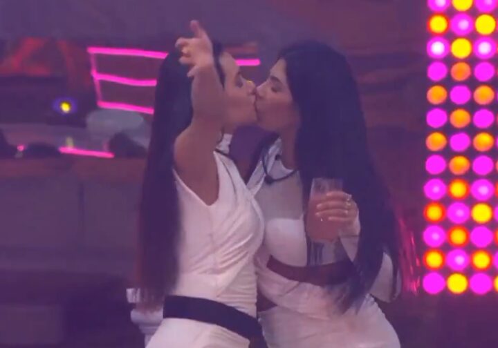 Jordana e Marciele se beijam em festa do BBB 26; veja vídeo