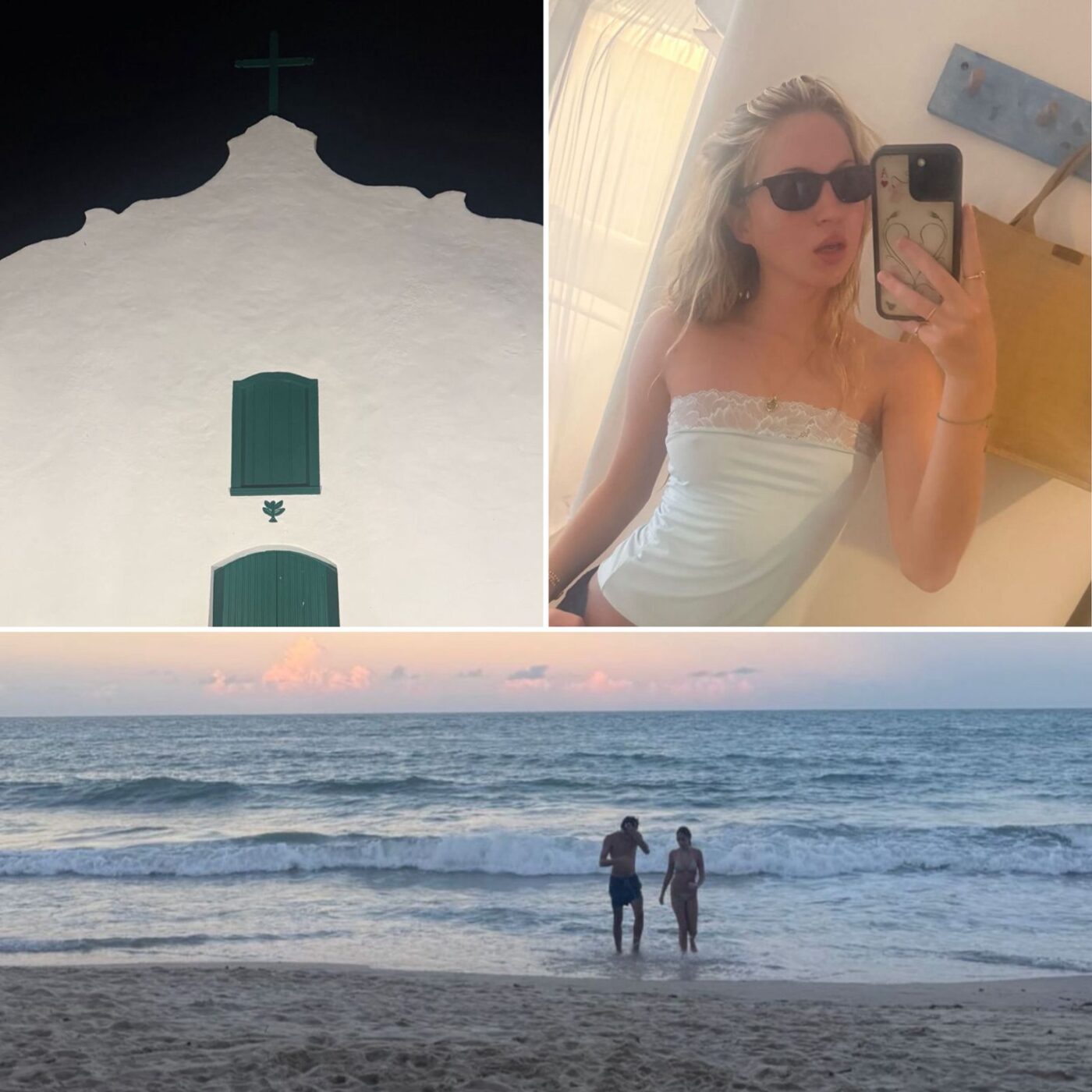 Lila Grace, filha de Kate Moss, publica fotos em vilarejo baiano