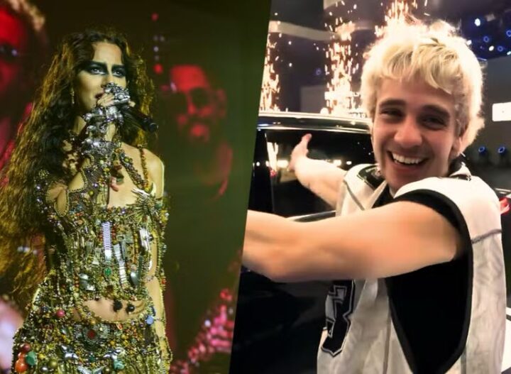 Durante show, Marina Sena descobre que Juliano Floss está na final do BBB 26 e se confunde: ‘Líder?’