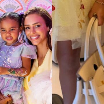 Filha de Neymar e Bruna Biancardi rouba a cena ao usar salto alto da mãe