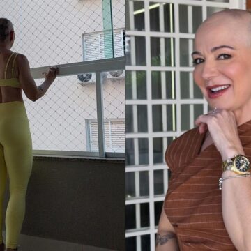 Com doença autoimune, mãe de Lucas Lucco brinca sobre novo visual: ‘É cabelo na nuca’