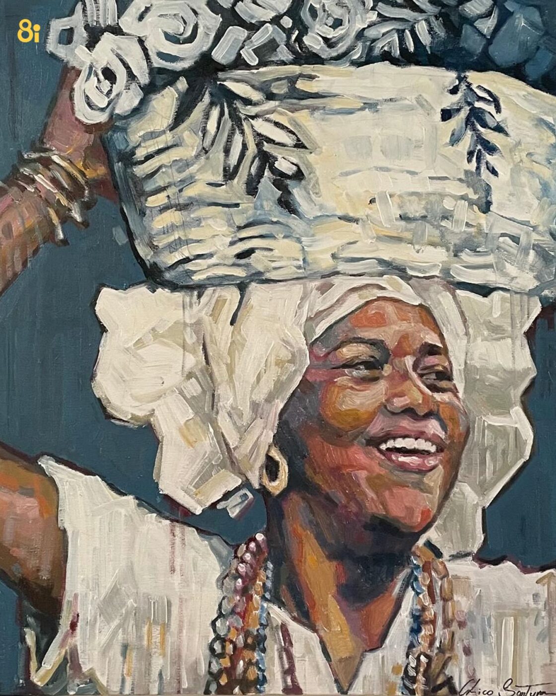 Jovem talento da pintura baiana, Chico Santana estreia exposição no Horto Florestal