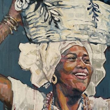 Jovem talento da pintura baiana, Chico Santana estreia exposição no Horto Florestal