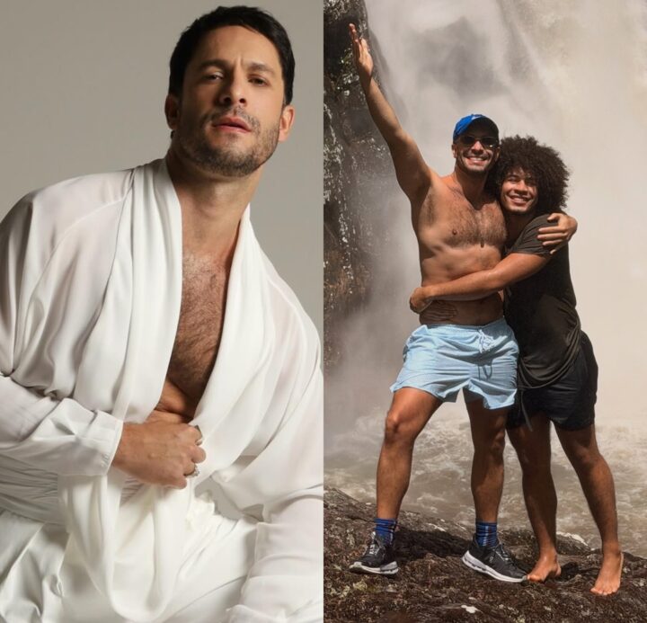 Ator Rainer Cadete faz homenagem para filho de 19 anos e se declara: ‘Ser teu pai é a experiência mais bonita’