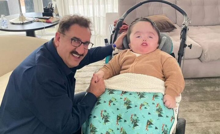 Neto de Ratinho completa 8 anos e ganha homenagem especial: ‘Tem uma força imensurável’