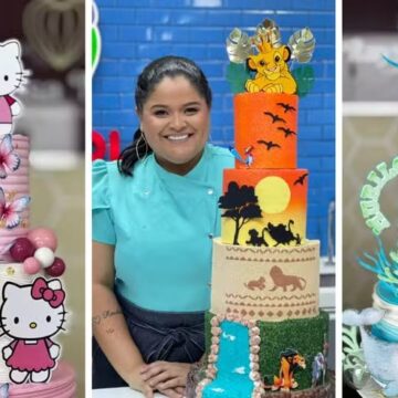 Confeiteira pernambucana faz sucesso com bolos de até seis andares e fatura R$ 30 mil por mês