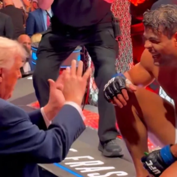 Trump elogia aparência de lutador brasileiro após nocaute no UFC: “Poderia ser modelo”