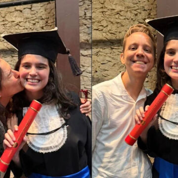 Aos 24 anos, filha de Tadeu Schmidt celebra importante conquista