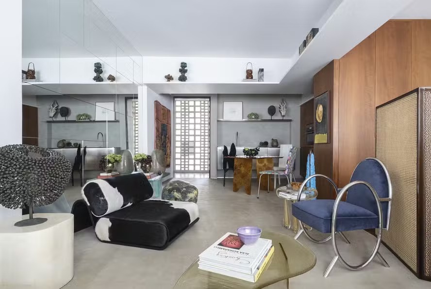 Apartamento de Lucas Recchia em SP é destaque na Casa Vogue; veja fotos