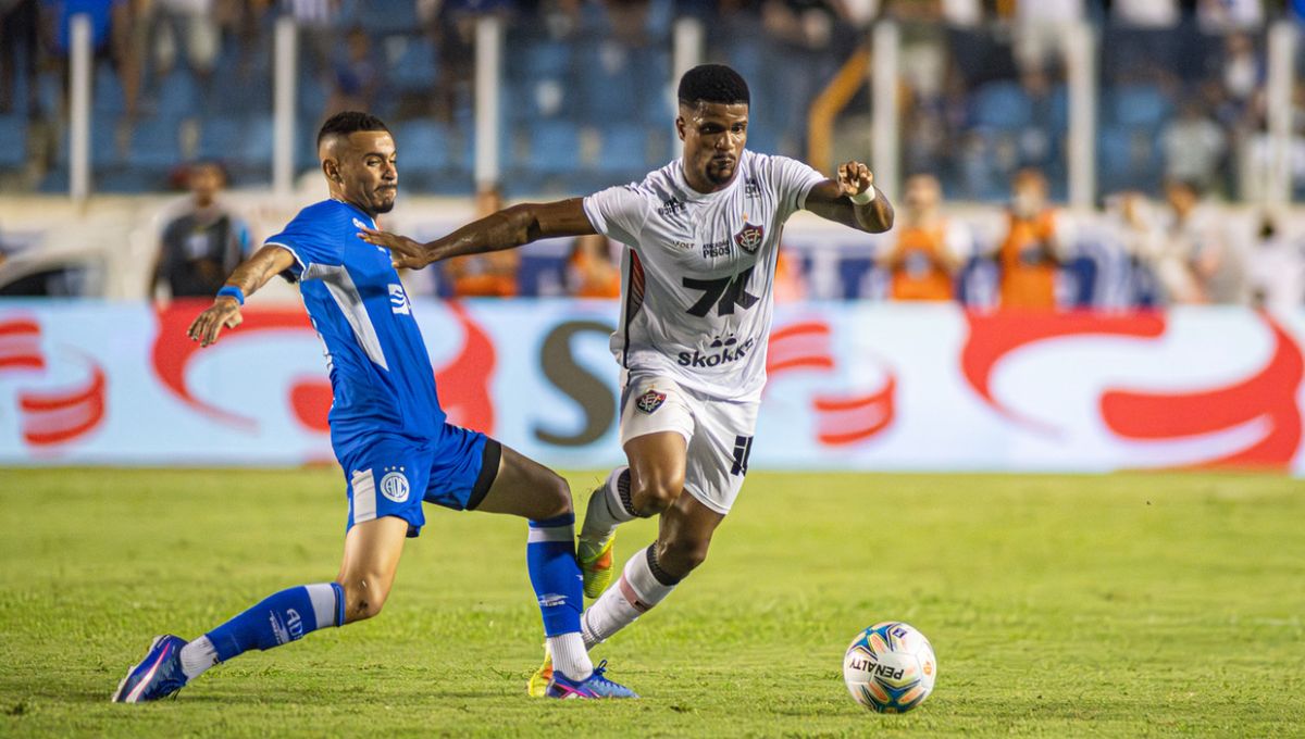 Vitória empata com o Confiança e avança líder na Copa do Nordeste; saiba como foi o jogo