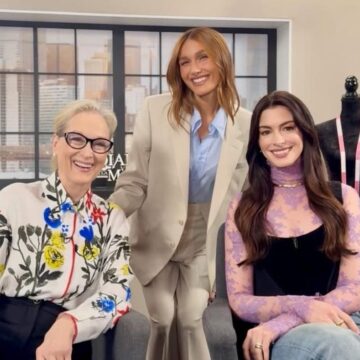 Sasha Meneghel entrevista Meryl Streep e Anne Hathaway