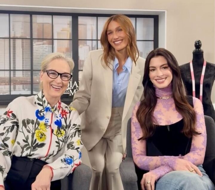 Sasha Meneghel entrevista Meryl Streep e Anne Hathaway