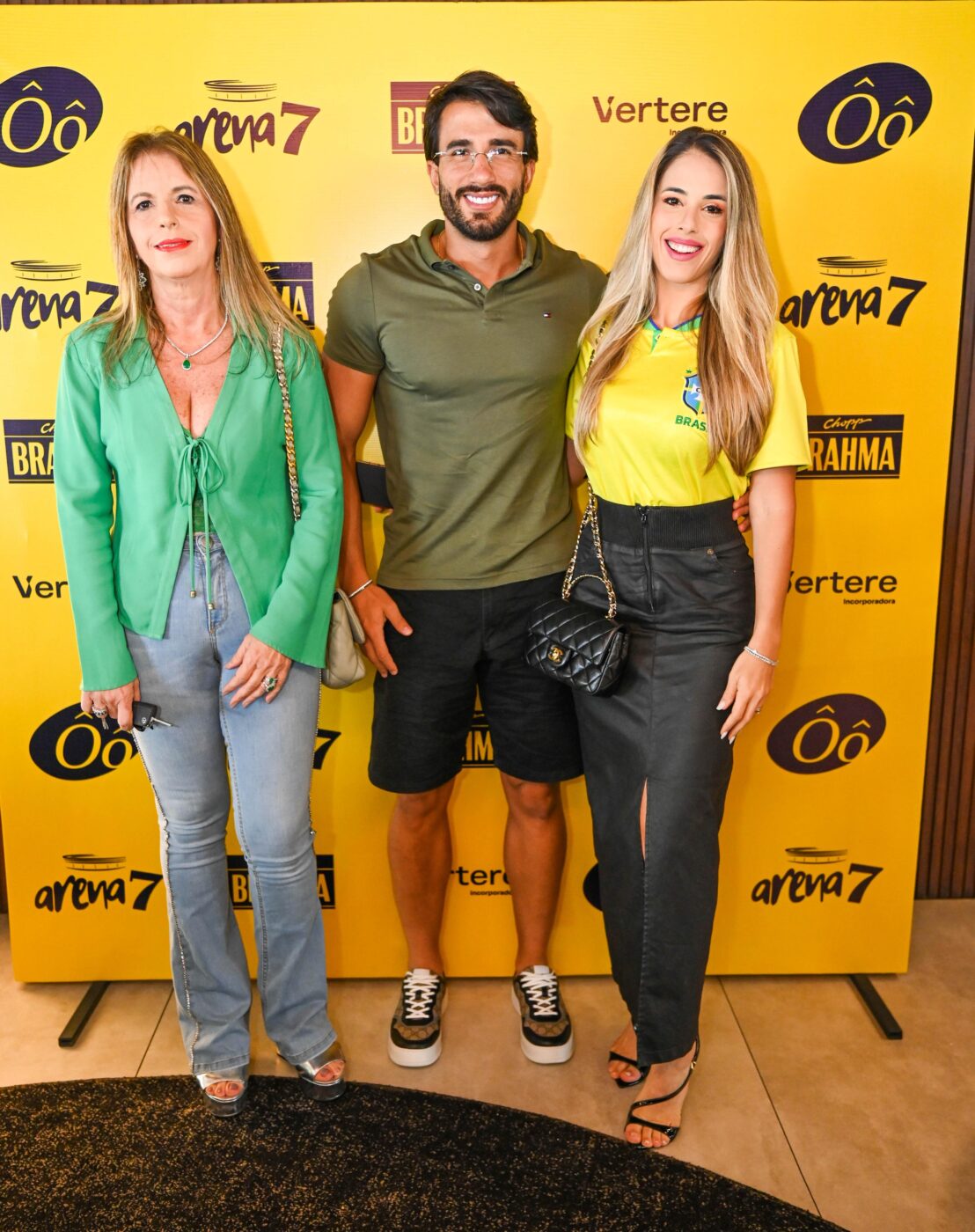 Ana Maria Ferraz, Matheus Biset e Fernanda Ferraz