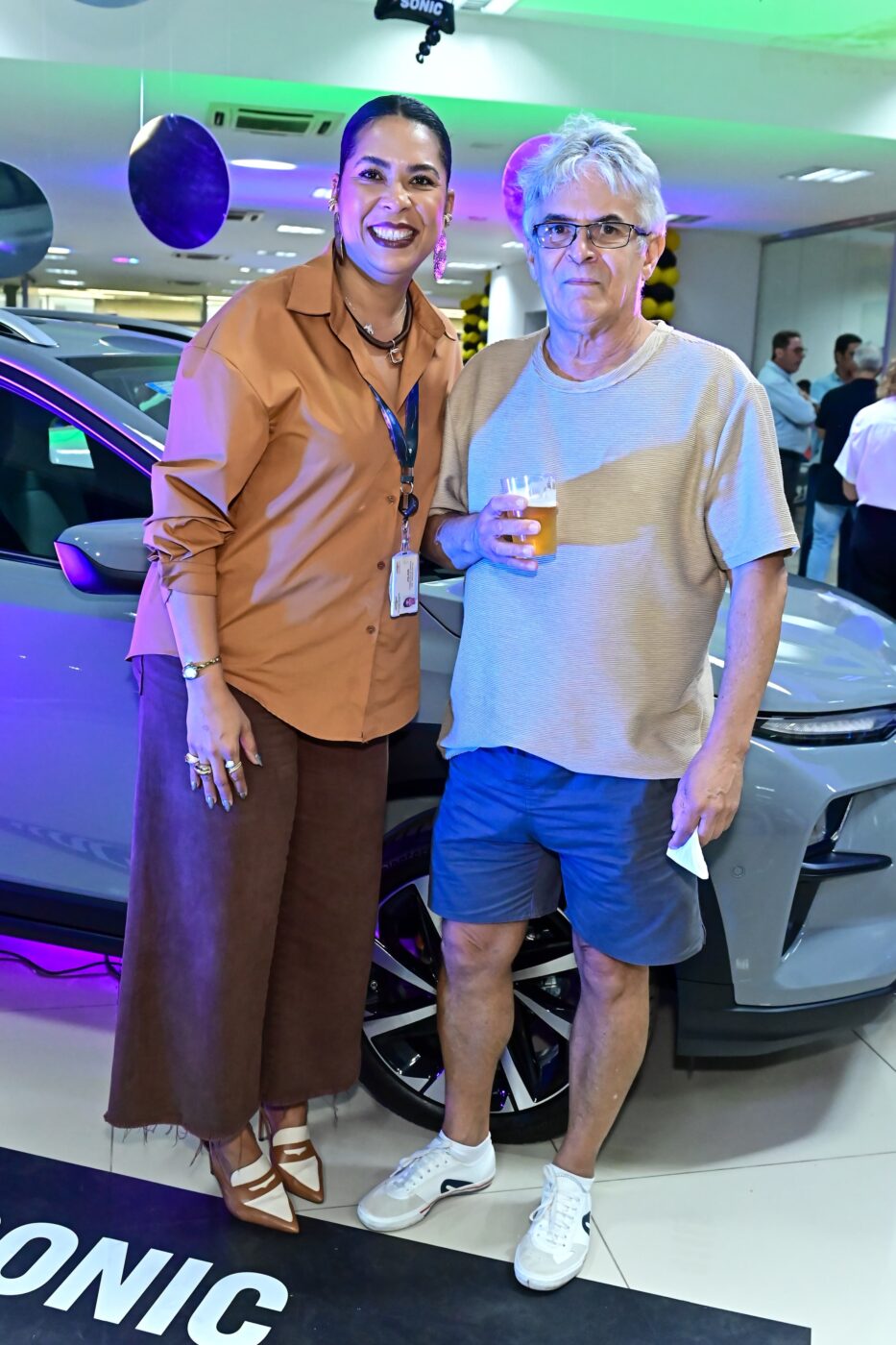 Jislaine Pereira e João Fernando Casaes