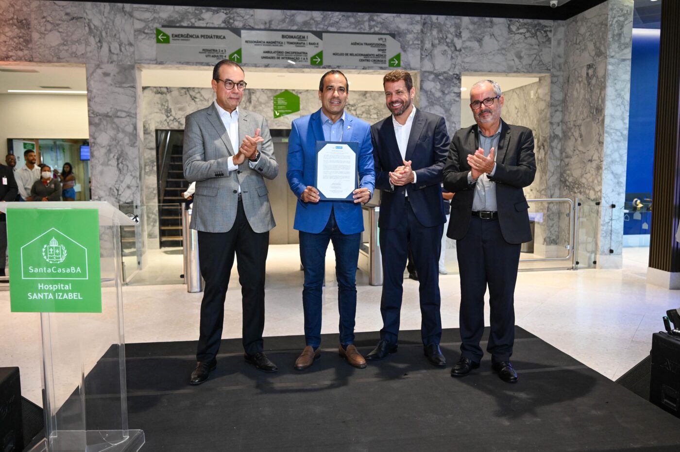José Antônio Rodrigues Alves, Bruno Reis, Rodrigo Alves e Paulo Barbosa