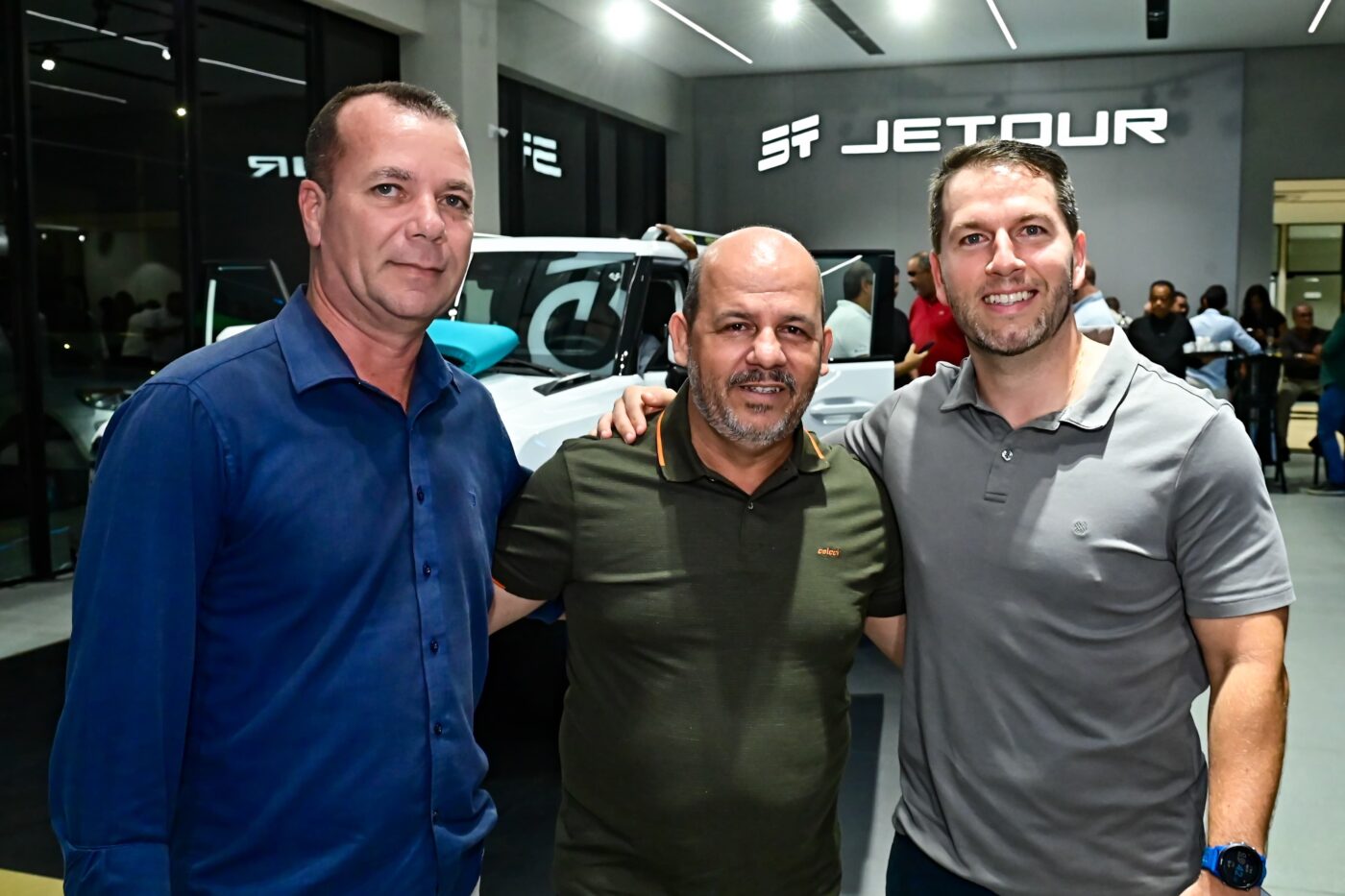 Claudio Almeida, Fabio Maciel e Felipe Fraiz