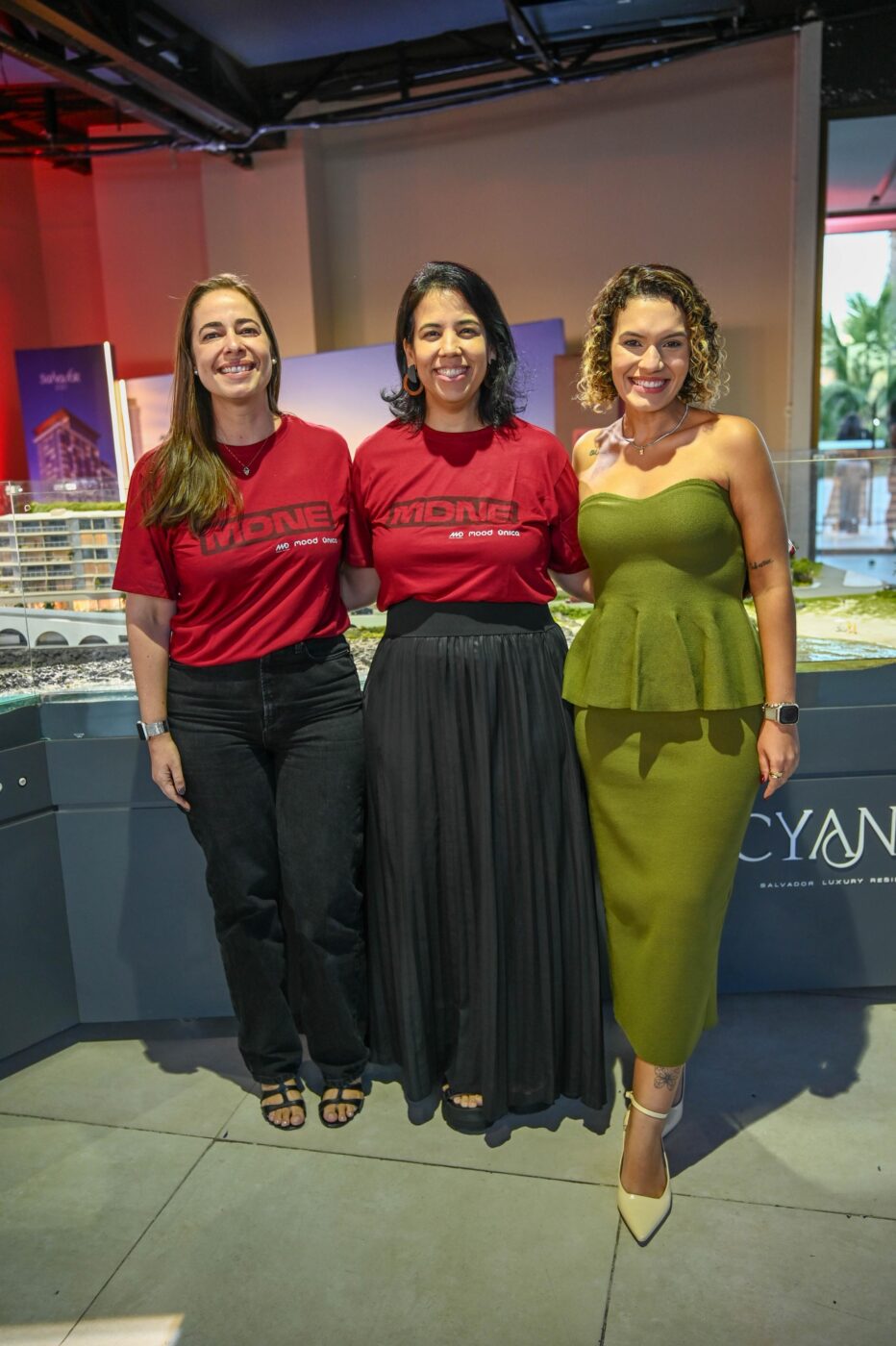 Alice Thomé Latorre, Lígia Granja e Gabrielle Rangel