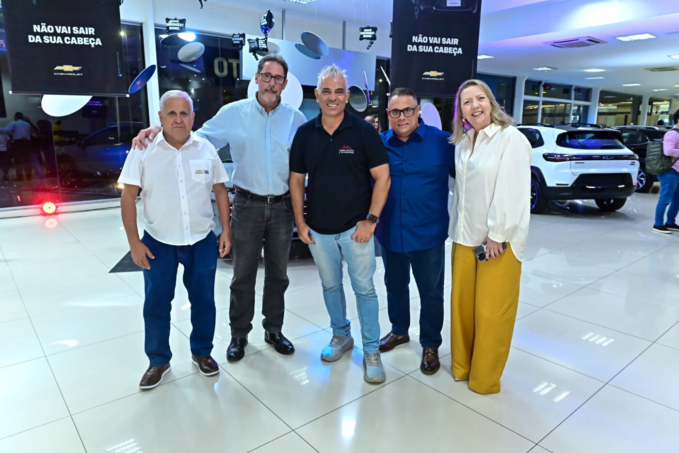Lailson Rezende, Pedro Marchesini, Ari Pinheiro Junior, Iuri Machado e Renata Gonzalez