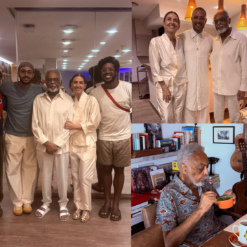 Entre viagens, música e família: Gilberto Gil compartilha ‘pitadas’ de abril nas redes