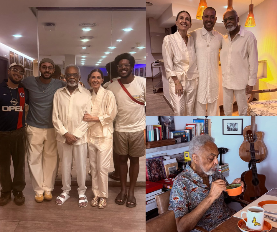 Entre viagens, música e família: Gilberto Gil compartilha ‘pitadas’ de abril nas redes