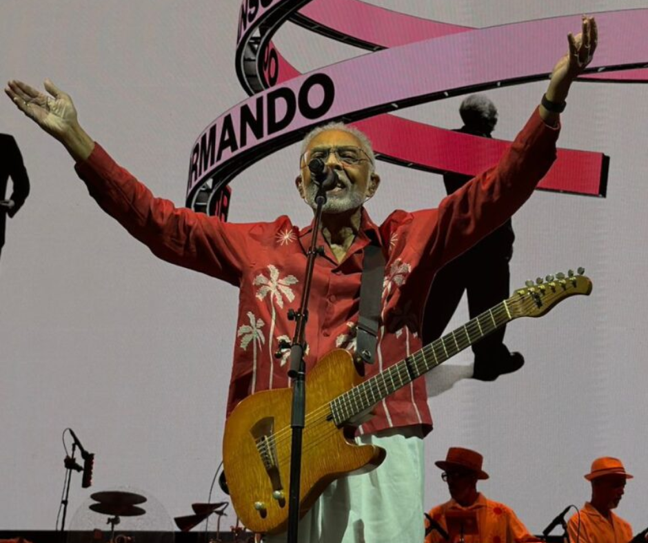 Globo transmite último show da turnê ‘Tempo Rei’, de Gilberto Gil; veja data