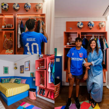 Regina Casé mostra quarto novo do filho Roque após reforma e celebra fase dos 13 anos