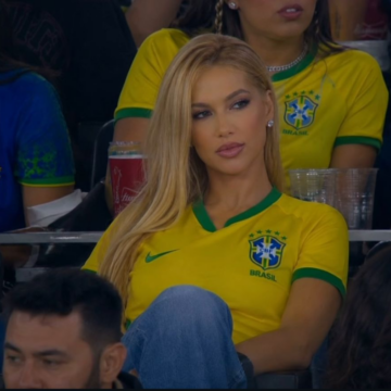 Virginia posta vídeo de trend com IA que a simula na Copa e brinca: ‘Quero ficar gata assim’