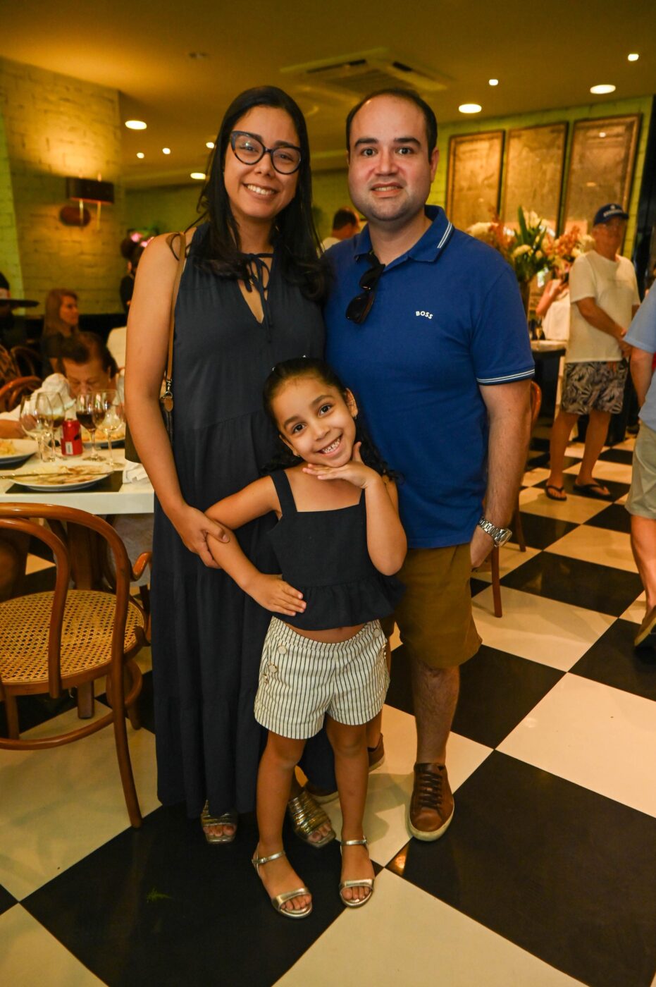 Amanda Veloso, Ricardo Lemos e Maria Luiza