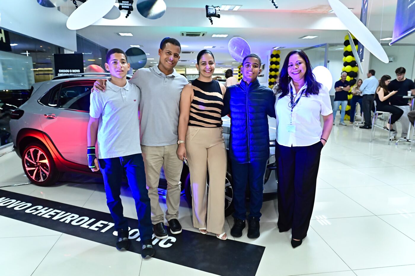 Ricardo Filho, Ricardo Pinto, Juliana, Thales Pinto e Nara Fabris