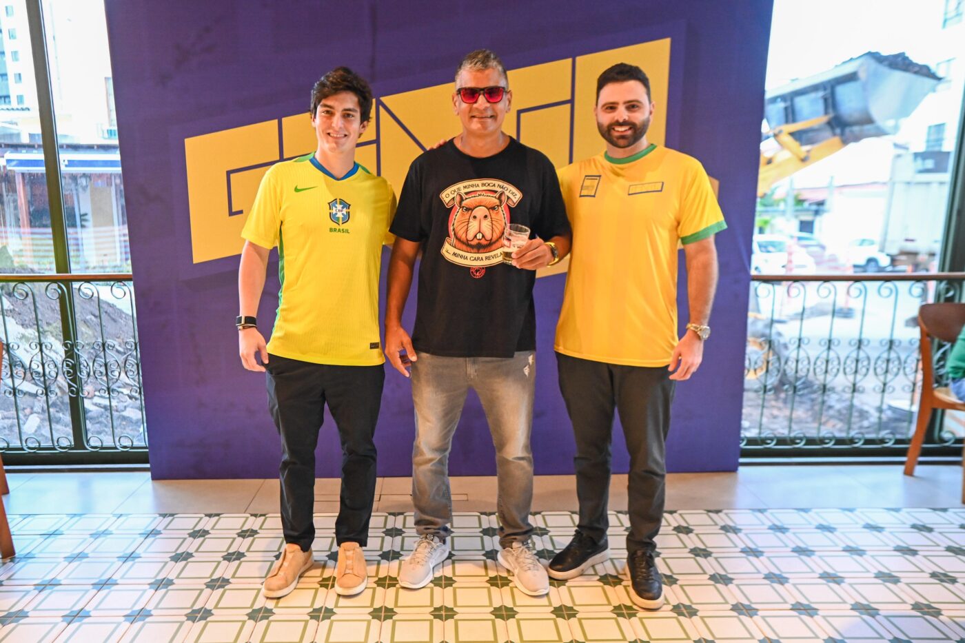 João Gordilho, Cristiano Costa e Eduardo Punzi 