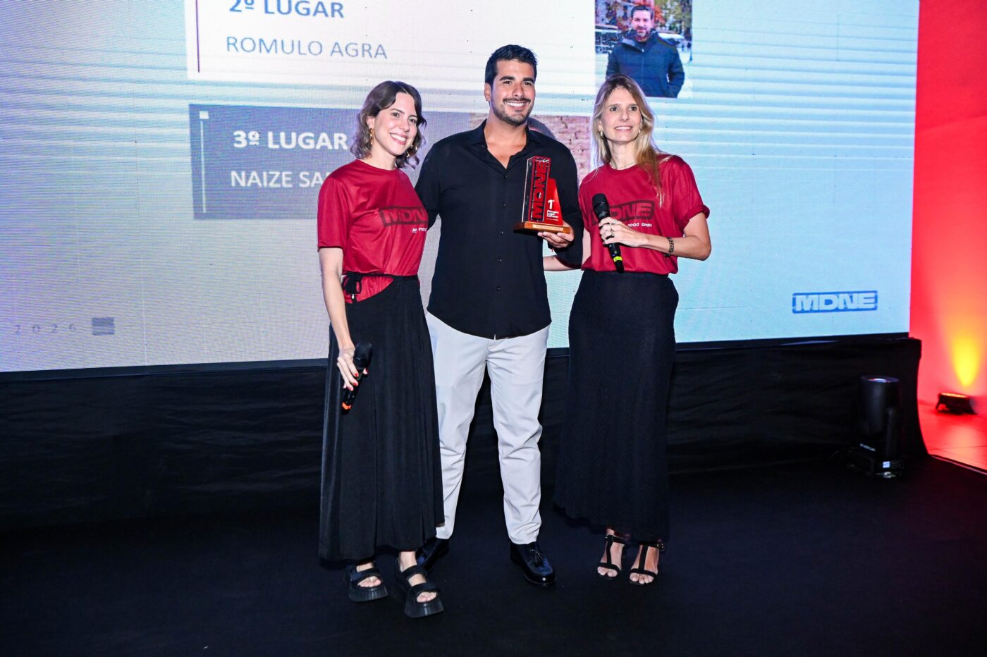 Maria Eduarda Dubeux, André Motta e Tarcila Leal
