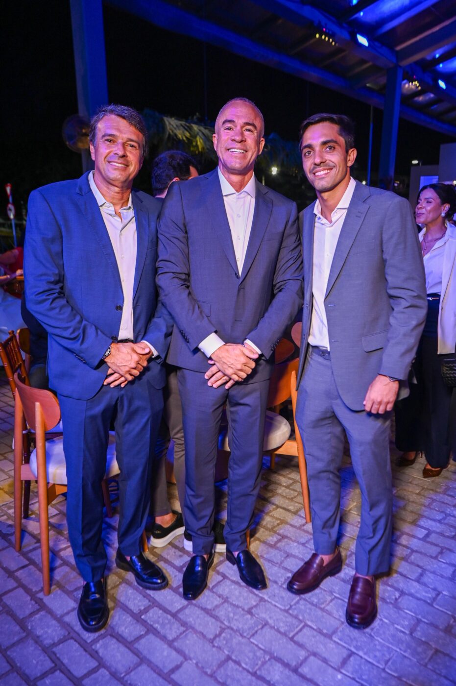 Adilson Galvão, Paulo Leal e Felipe Machado