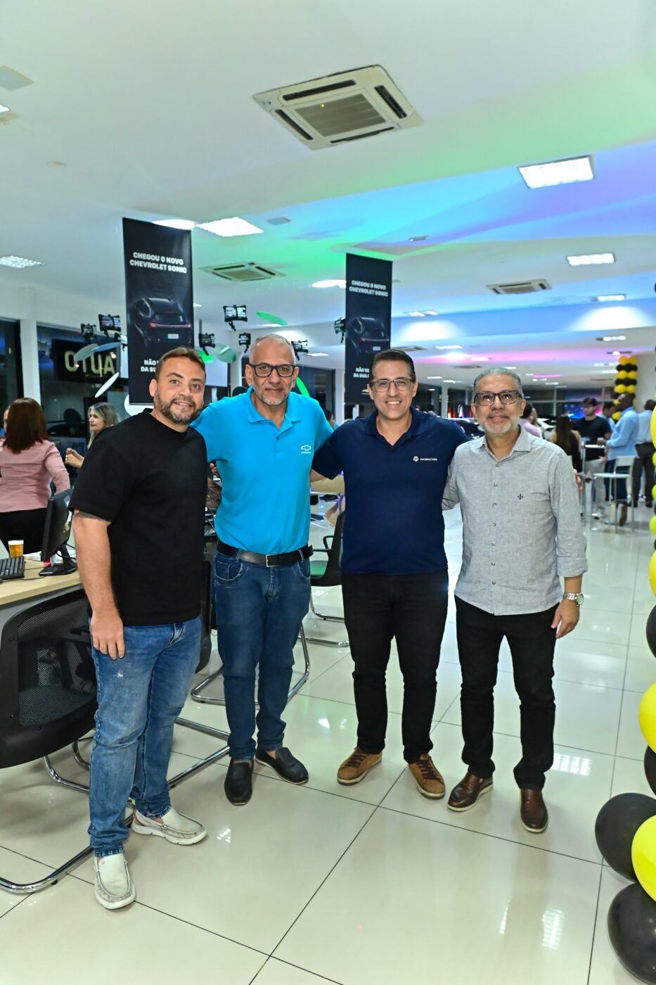 Felipe Pedreira, Renê Leal, Guilherme Buissa e Augusto Vianna