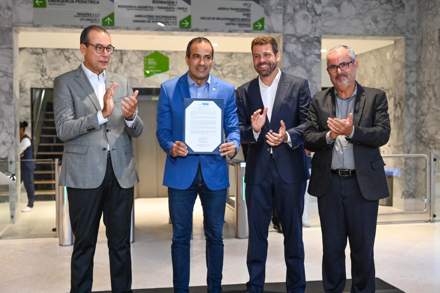 José Antônio Rodrigues Alves, Bruno Reis, Rodrigo Alves e Paulo Barbosa