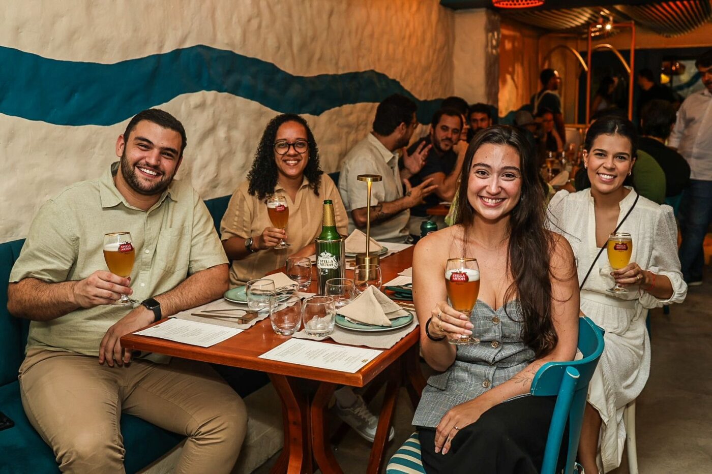 David Costa, Thamires Gonçalves , Mariana Lopes e Manuela Fernandes