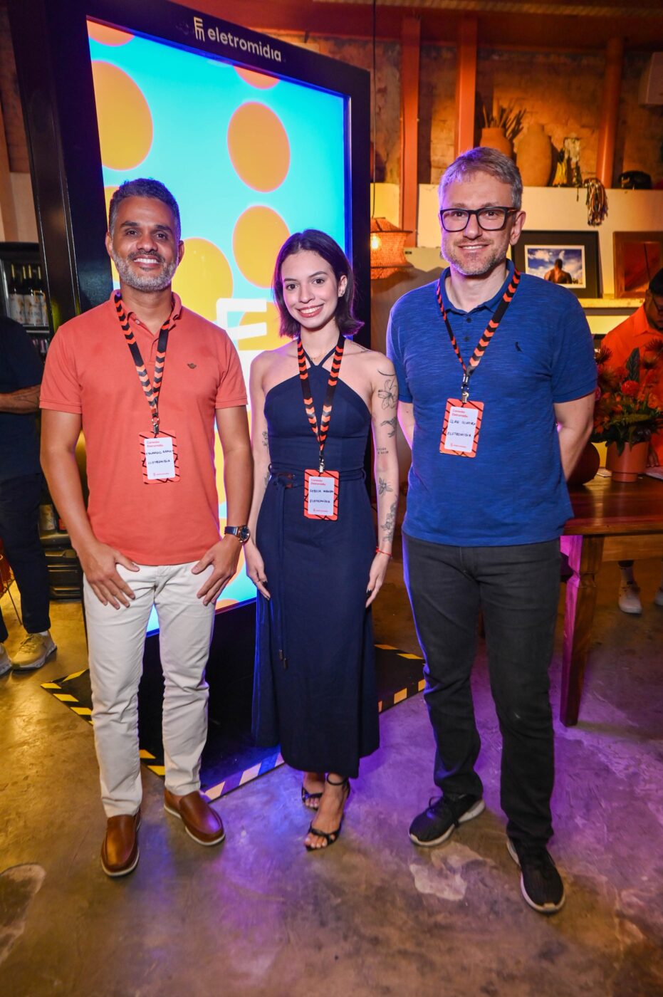 Eduardo, Rebeca Araújo e Alan Guilherme