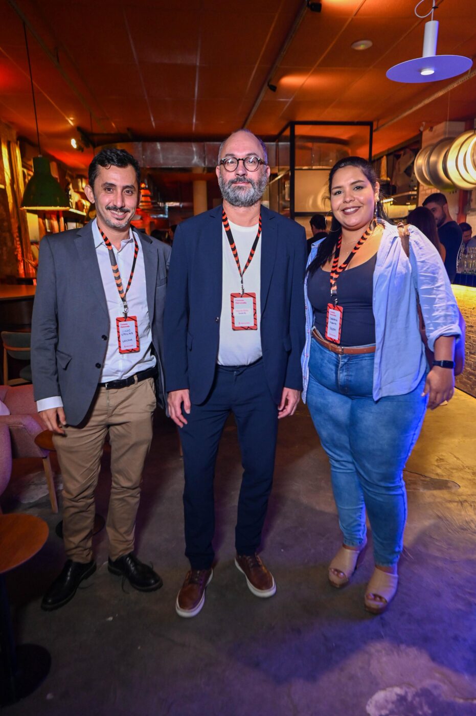 Lucas Stelling, Eduardo Bahia e Estefane Moura