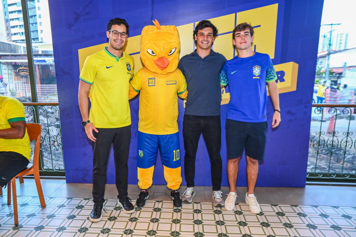 Guilherme Pinho, Canarinho, Enzo Lopes e Pedro Brito